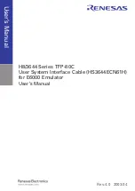 Preview for 3 page of Renesas H8/3644 Series User Manual