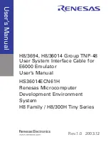 Предварительный просмотр 3 страницы Renesas H8/3694 User Manual