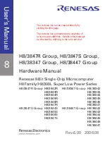 Предварительный просмотр 3 страницы Renesas H8/38342 Hardware Manual