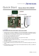 Предварительный просмотр 3 страницы Renesas H8/38347 Quick Start Manual