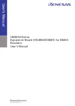 Preview for 3 page of Renesas H8/3854 Series User Manual