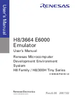 Предварительный просмотр 3 страницы Renesas H8 Series User Manual