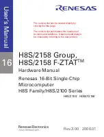 Предварительный просмотр 3 страницы Renesas H8S/2158 User Manual