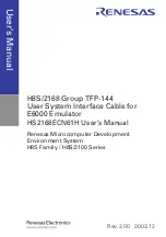 Предварительный просмотр 3 страницы Renesas H8S/2168 User Manual