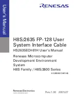 Предварительный просмотр 3 страницы Renesas H8S/2600 Series User Manual