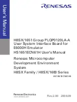 Preview for 3 page of Renesas H8SX/1651 User Manual