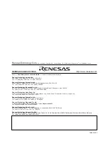 Preview for 36 page of Renesas H8SX/1651 User Manual