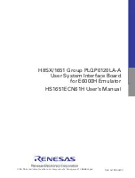 Preview for 38 page of Renesas H8SX/1651 User Manual