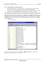 Предварительный просмотр 42 страницы Renesas High-performance Embedded Workshop V.4.05 User Manual