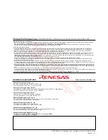 Preview for 38 page of Renesas HSG1002 Specification Sheet