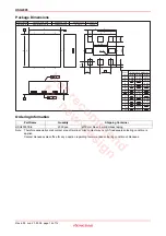 Предварительный просмотр 12 страницы Renesas HSG2005 Specifications