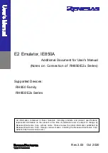 Renesas IE850A User Manual предпросмотр