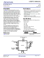 Preview for 1 page of Renesas ISL8273M User Manual