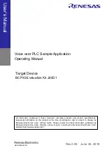 Preview for 1 page of Renesas J80D1 User Manual