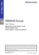 Предварительный просмотр 3 страницы Renesas M16C FAMILY User Manual