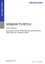 Preview for 3 page of Renesas M306NKT3-RPD-E User Manual