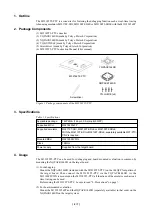 Preview for 4 page of Renesas M32182T2-PTC Instruction Manual