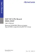 Предварительный просмотр 3 страницы Renesas M3A-HS37 User Manual