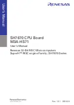 Preview for 3 page of Renesas M3A-HS71 User Manual