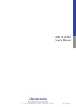 Предварительный просмотр 39 страницы Renesas M3S-UFLA32R User Manual