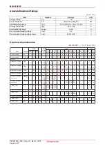 Предварительный просмотр 4 страницы Renesas M61323SP/FP Specifications