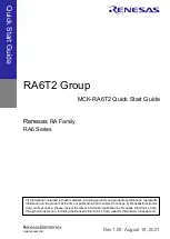 Renesas MCK-RA6T2 Quick Start Manual предпросмотр