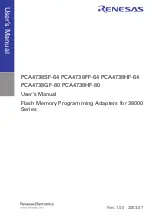 Preview for 3 page of Renesas PCA4738FF-64 User Manual