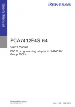 Preview for 3 page of Renesas PCA7412E4S-64 User Manual