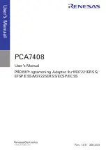 Предварительный просмотр 3 страницы Renesas PROM Programming Adapter PCA7408 User Manual