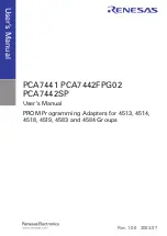 Предварительный просмотр 3 страницы Renesas PROM Programming Adapters PCA7441 User Manual