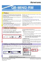 Renesas QB-MINI2-RM Setup Manual preview
