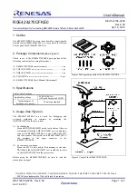 Предварительный просмотр 1 страницы Renesas R0E424270CFKE0 User Manual