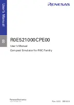 Предварительный просмотр 3 страницы Renesas R0E521000CPE00 User Manual