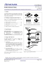 Preview for 1 page of Renesas R0E53033GCFG90 User Manual