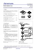 Renesas R0E530650CFJ30 User Manual preview