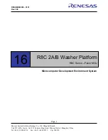 Предварительный просмотр 3 страницы Renesas R5F212ACSNFA User Manual