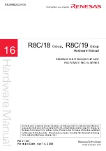 Renesas R8C series Hardware Manual preview