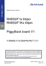 Renesas RH850/F1Kx Series User Manual preview