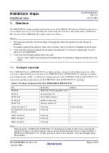 Предварительный просмотр 6 страницы Renesas RH850/U2A 144pin User Manual