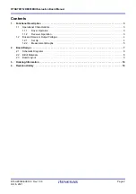 Preview for 2 page of Renesas RTKA788152DE0000BU Manual