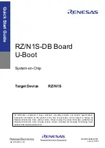 Renesas RZ/N1S-DB Quick Start Manual предпросмотр