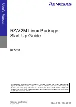 Предварительный просмотр 1 страницы Renesas RZ/V2M Startup Manual