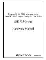 Предварительный просмотр 3 страницы Renesas SH7705 Hardware Manual