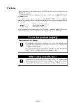 Preview for 3 page of Renesas Single-Chip Microcomputer M37900T2-RPD-E User Manual