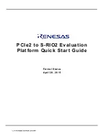 Renesas TSI721-16GEBI Quick Start Manual preview