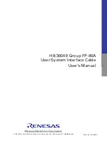 Preview for 36 page of Renesas User System Interface Cable HS36049ECH61H User Manual