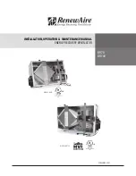 RenewAire BR130 SERIES Installation, Operation & Maintenance Manual preview