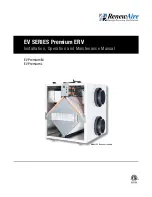 RenewAire EV Premium ERV Series Installation, Operation And Maintenance Manual preview