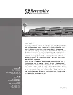 Preview for 24 page of RenewAire HE1.5XRT Installation, Operation & Maintenance Manual