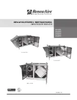 RenewAire HE1XRTC Installation, Operation & Maintenance Manual preview